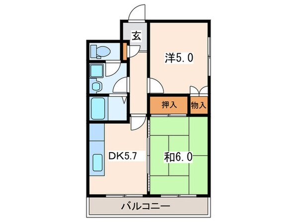 CuoreMMの物件間取画像